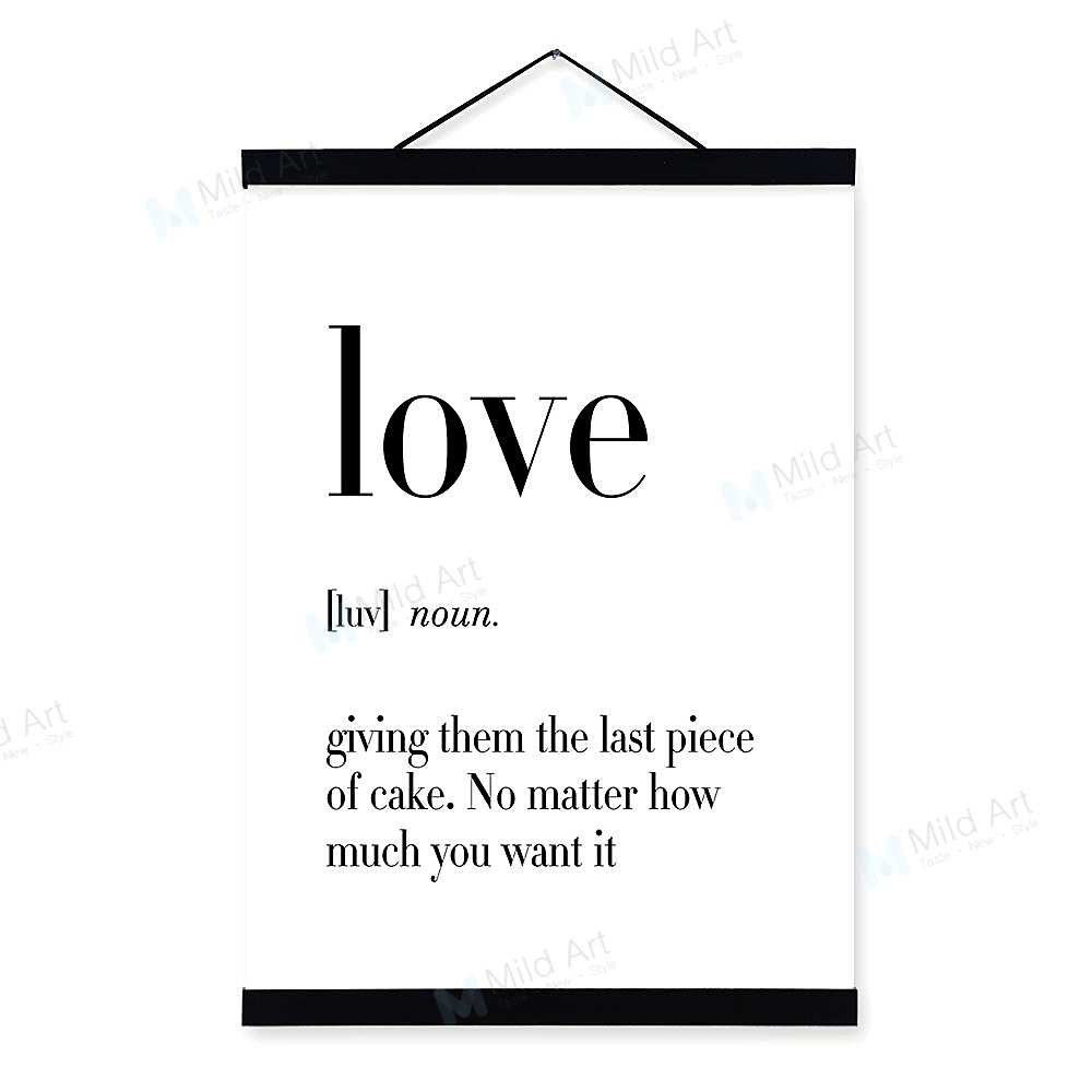 Ironic Words Definition Family Love Scroll Art Mild Art Taste Style